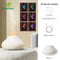 Volcanic Aroma Diffuser and Essential Oil Lamp, 130ml USB Portable Air Humidifier with Color Flame Night Light